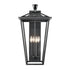 Elk Main Street 28 Inch High 4 Light Outdoor Sconce in Black Model: 45476/4