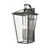 Elk Main Street 28 Inch High 4 Light Outdoor Sconce in Black Model: 45476/4
