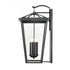 Elk Main Street 28 Inch High 4 Light Outdoor Sconce in Black Model: 45476/4