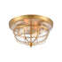 Elk Manhattan Boutique FLUSH MOUNT in Brushed Brass Finish Model: 46574/2