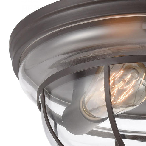 Elk Manhattan Boutique FLUSH MOUNT in Oil Rubbed Bronze Finish Model: 46564/2
