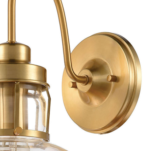 Elk Manhattan Boutique SCONCE in Brushed Brass Finish Model: 46570/1