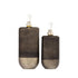 Elk Mara VASE JAR BOTTLE (2 pack) (2 pack) in Matte Brown Finish Model: H0807-8734/S2