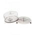 Elk Marble Patisserie Cloche in Black Writing Base Model: MP002-BASE