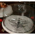 Elk Marble Patisserie Cloche in Black Writing Base Model: MP002-BASE