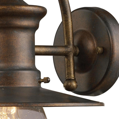 Elk Maritime EXTERIOR WALL SCONCE in Hazelnut Bronze Finish Model: 42006/1