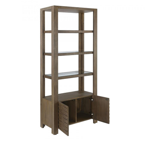 Elk Markham Bookshelf in Brown Finish Model: S0075-9452