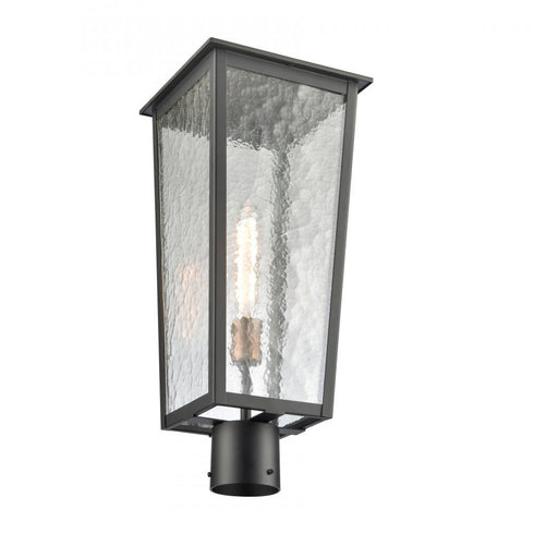 Elk Marquis 22.5 Inch High 1 Light Outdoor Post Light Matte Black Model: 89475/1