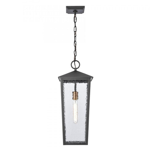 Elk Marquis 22 Inch High 1 Light Outdoor Hanging Light Matte Black Model: 89474/1