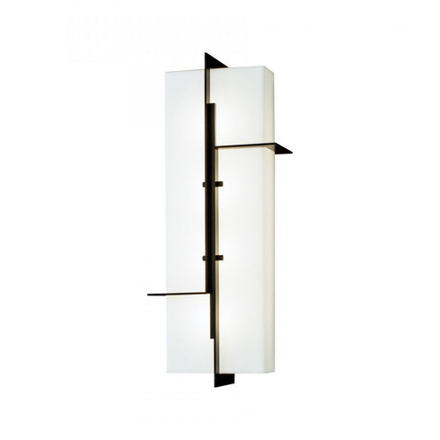 Elk Matrix 18 Inch High Integrated LED Outdoor Sconce in Matte Black Model: 1235-MB-AC