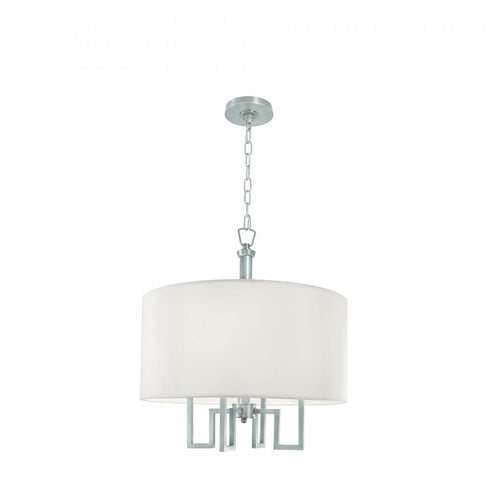 Elk Maya 20 Inch Wide 4 Light Chandelier in Brushed Nickel Model: 9677-BN-WS