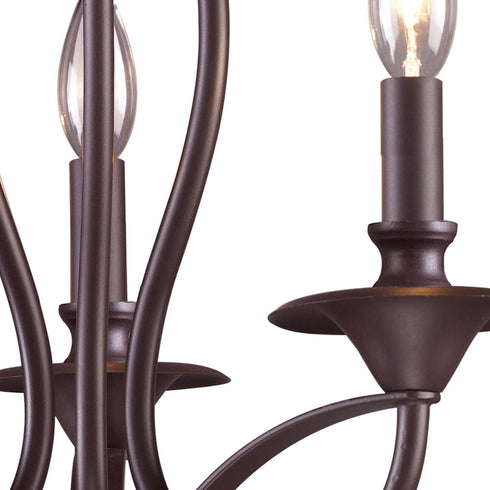 Elk Medford CHANDELIER in Oiled Bronze Finish Model: 61031-3