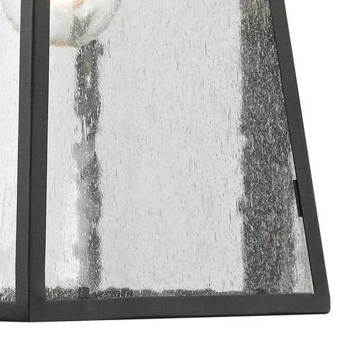 Elk Meditterano EXTERIOR WALL SCONCE in Matte Black Finish Model: 45091/1