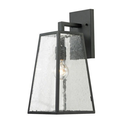 Elk Meditterano EXTERIOR WALL SCONCE in Matte Black Finish Model: 45091/1
