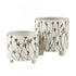 Elk Melton Planter Large in White (2 pack) (2 pack) Model: S0017-9727