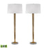 Elk Mercury Glass TABLE LAMP in Gold Mercury Finish Model: 711/S2-LED