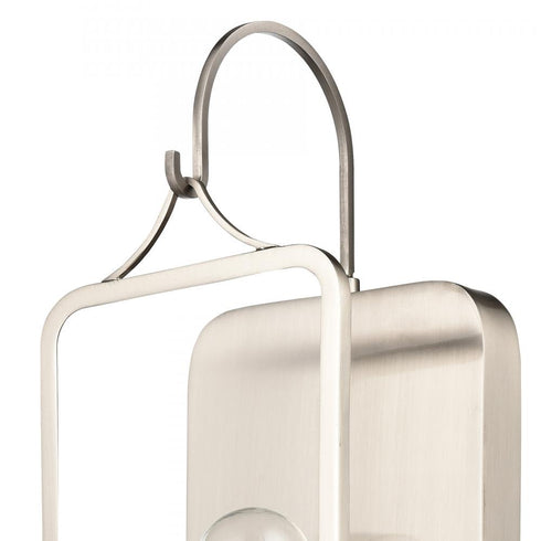 Elk Merge 15 Inch High 1 Light Sconce Satin Nickel in Chrome Finish Model: 63174/1