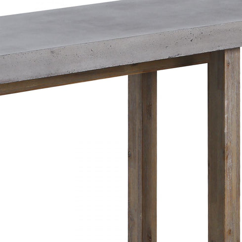 Elk Merrell CONSOLE TABLE DESK in Atlantic Brushed Finish Model: 157-087