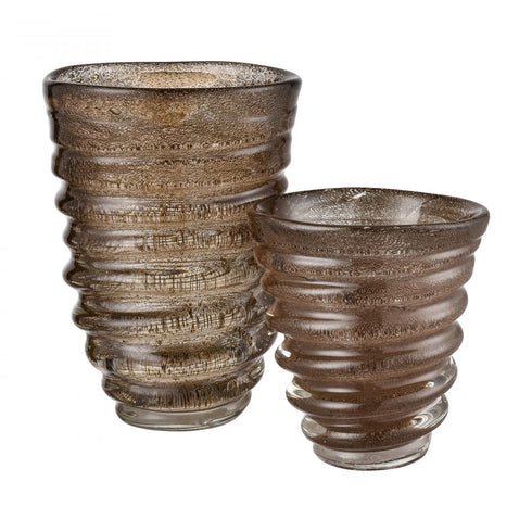 Elk Metcalf Vase Small in Bubbled Brown Model: S0047-11324