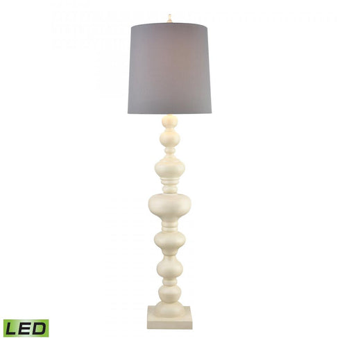 Elk Meymac 74 Inch High 1 Light Floor Lamp in Matte White Includes LED Bulb Model: D4409-LED