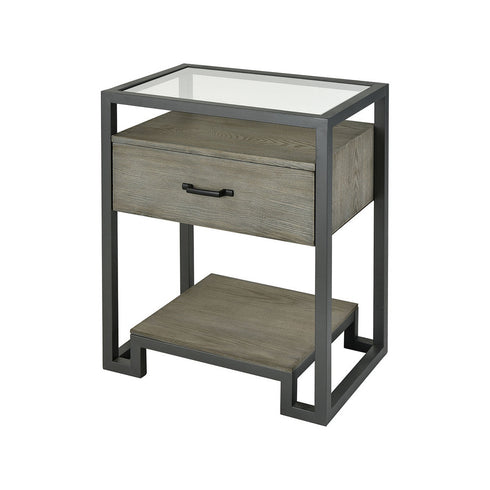 Elk Mezzanine ACCENT TABLE in Gray Finish Model: 16860