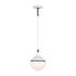 Elk Mid Century Schoolhouse MINI PENDANT in Enamel White Finish Model: 69294/1
