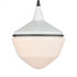 Elk Mid Century Schoolhouse MINI PENDANT in Enamel White Finish Model: 69295/1