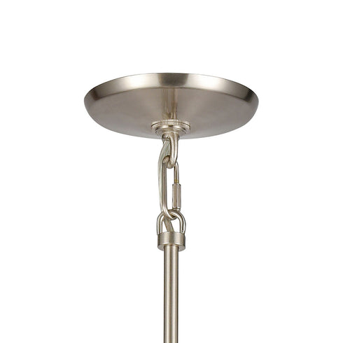 Elk Mid Century Schoolhouse MINI PENDANT in Satin Nickel Finish Model: 69285/1