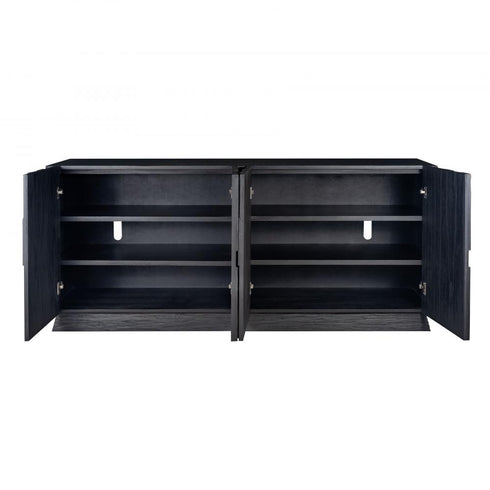 Elk Minato Credenza in Shou Sugi Ban Model: H0075-10559