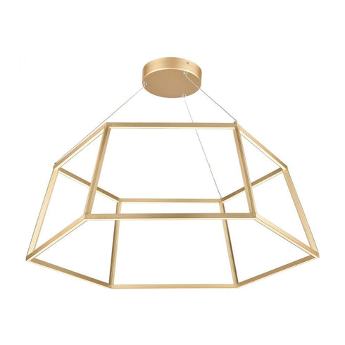 Elk Minimalist 23.25 Inch Wide LED Pendant in Soft Gold Model: 85056/LED