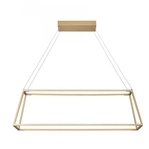 Elk Minimalist 36 Inch Wide LED Linear Chandelier in Soft Gold Model: 85057/LED