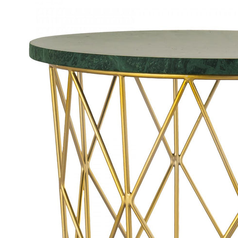 Elk Minter ACCENT TABLE in Gold Finish Model: S0805-7401