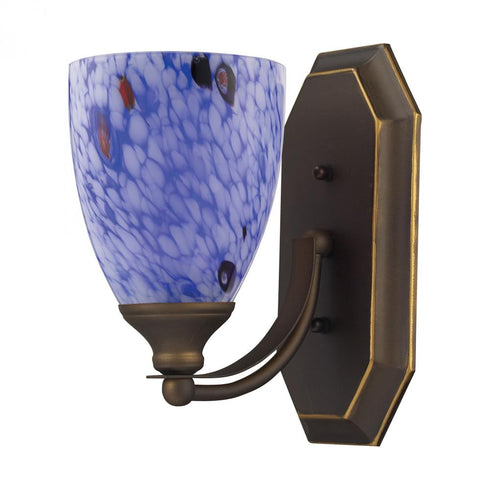 Elk Mix and Match Vanity VANITY LIGHT in Aged Bronze Finish Model: 570-1B-BL