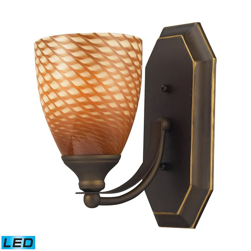 Elk Mix and Match Vanity VANITY LIGHT in Aged Bronze Finish Model: 570-1B-C-LED