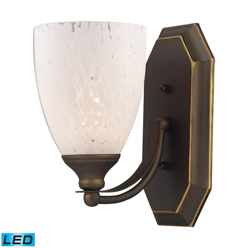 Elk Mix and Match Vanity VANITY LIGHT in Aged Bronze Finish Model: 570-1B-SW-LED