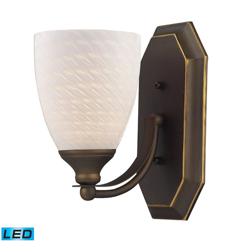 Elk Mix and Match Vanity VANITY LIGHT in Aged Bronze Finish Model: 570-1B-WS-LED