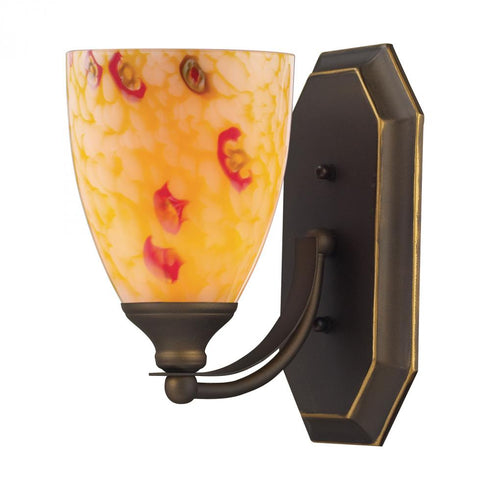 Elk Mix and Match Vanity VANITY LIGHT in Aged Bronze Finish Model: 570-1B-YW