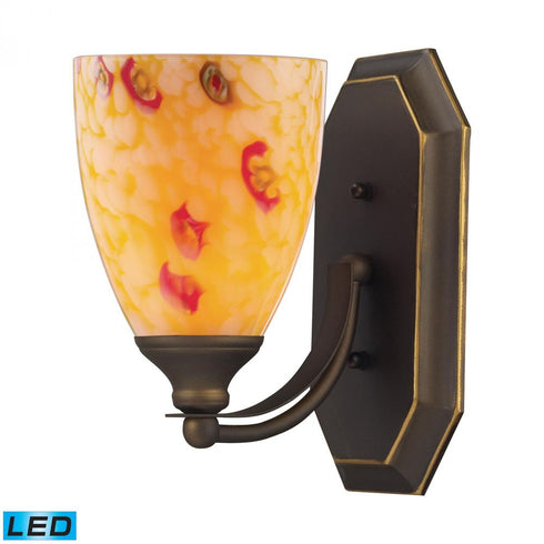Elk Mix and Match Vanity VANITY LIGHT in Aged Bronze Finish Model: 570-1B-YW-LED