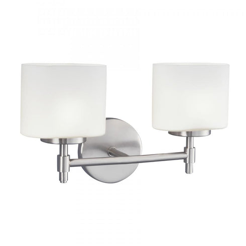 Elk Moderne 14.25 Inch Wide 2 Light Vanity Light in Chrome Model: 5322-CH-MO
