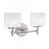 Elk Moderne 14.25 Inch Wide 2 Light Vanity Light in Chrome Model: 5322-CH-MO