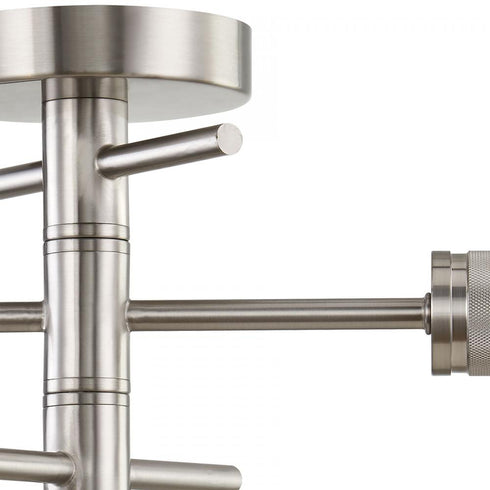 Elk Module SEMI FLUSH MOUNT in Satin Nickel Finish Model: 47665/3
