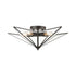 Elk Moravian Star FLUSH MOUNT in Clear Finish Model: D4386