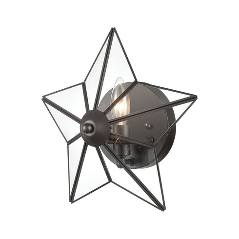 Elk Moravian Star SCONCE in Oil Rubbed Bronze Finish Model: D4387
