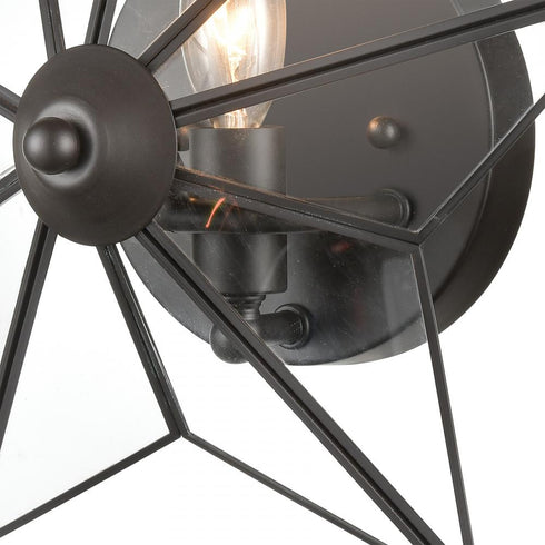 Elk Moravian Star SCONCE in Oil Rubbed Bronze Finish Model: D4387