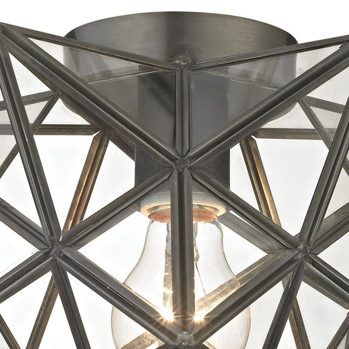 Elk MoravianStar FLUSH MOUNT in Bronze Finish Model: 1145-005