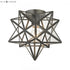 Elk MoravianStar FLUSH MOUNT in Bronze Finish Model: 1145-005