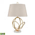 Elk Morely 26 Inch High 1 Light Table Lamp in Gold Leaf Includes LED Bulb Model: H0019-7986-LED
