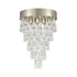 Elk Morning Frost 4 Light FLUSH MOUNT in Silver Leaf Finish Model: 32341/4