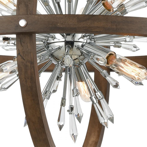 Elk Morning Star PENDANT in Chrome Finish Model: D4469