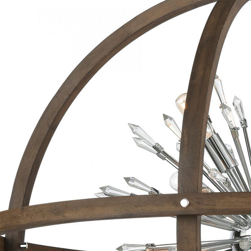 Elk Morning Star PENDANT in Chrome Finish Model: D4470